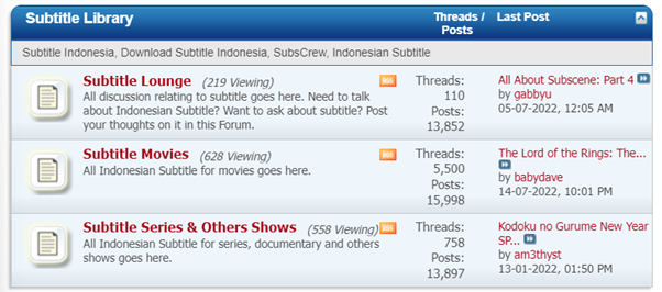 Situs Download Subtitle Indonesia Terbaik - Situs Download Subtitle Indonesia IDFL