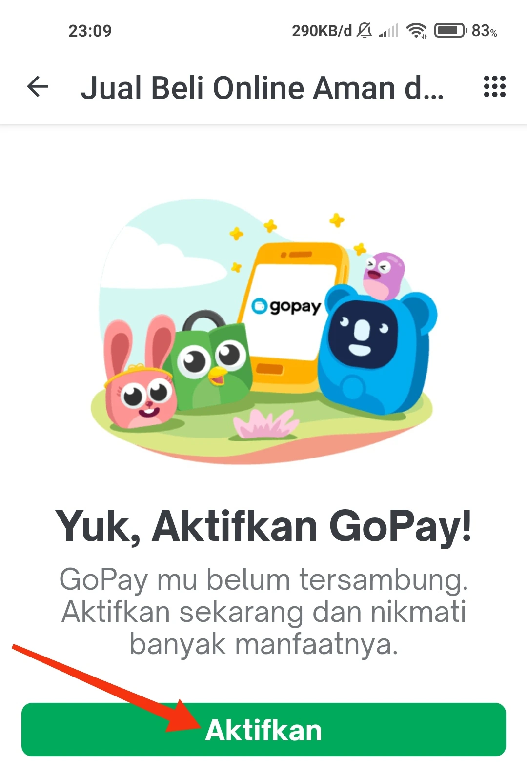Cara Menghubungkan Gopay (Gojek) ke Tokopedia (Bayar Lebih Praktis) - IMG 20220803 231712