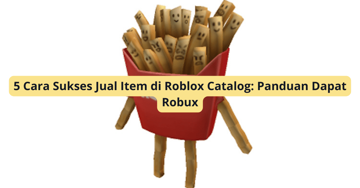 Jual Item di Roblox Catalog