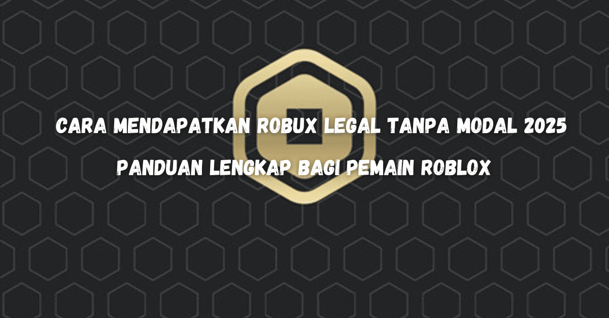 Robux Legal Tanpa Modal