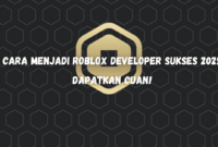 Roblox Developer Sukses