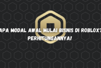 Modal Awal Mulai Bisnis di Roblox