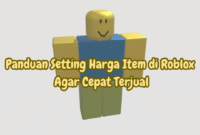 Setting Harga Item di Roblox