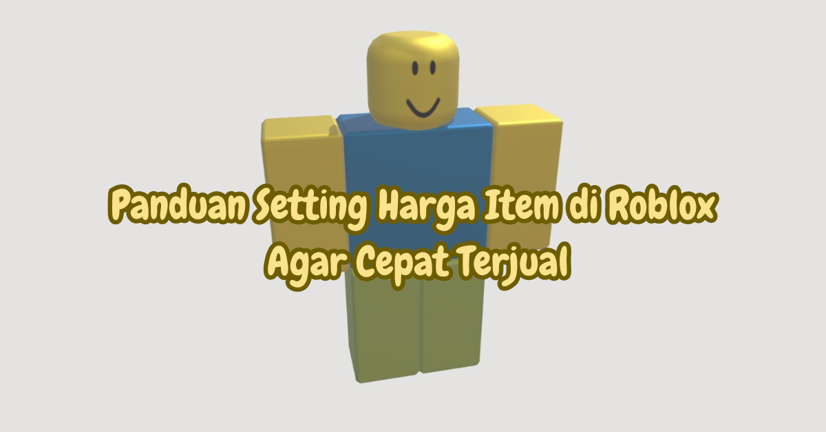 Setting Harga Item di Roblox
