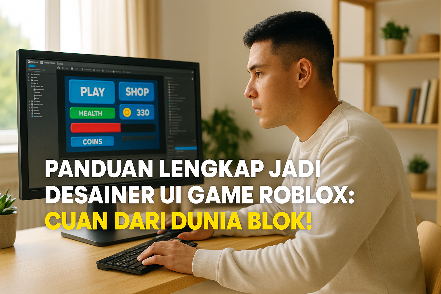 Jadi Desainer UI Game Roblox