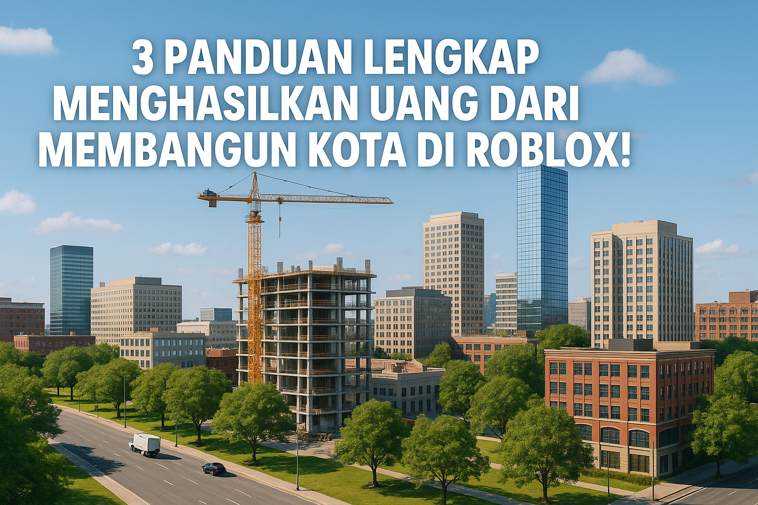 Menghasilkan Uang dari Membangun Kota di Roblox