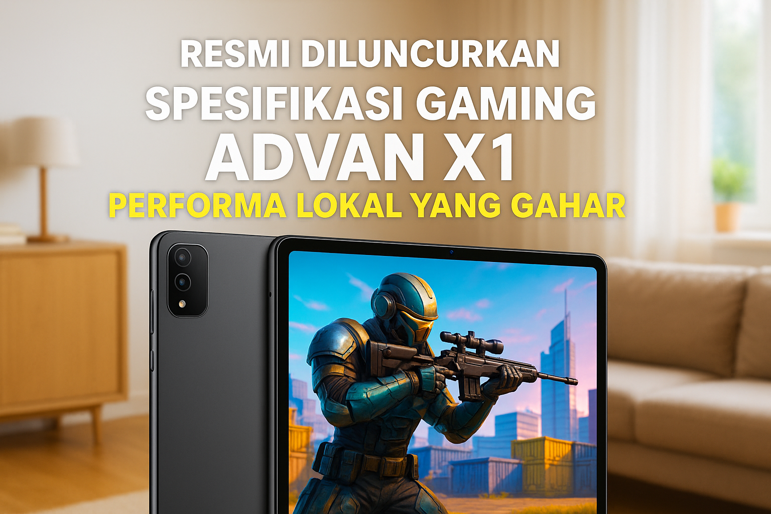 Spesifikasi Gaming Advan X1
